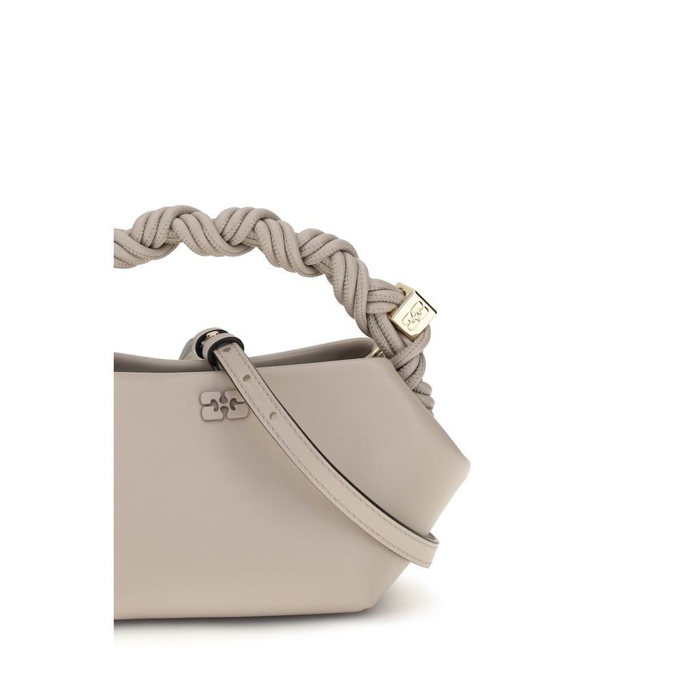 Gray Recycled Leather Handbag