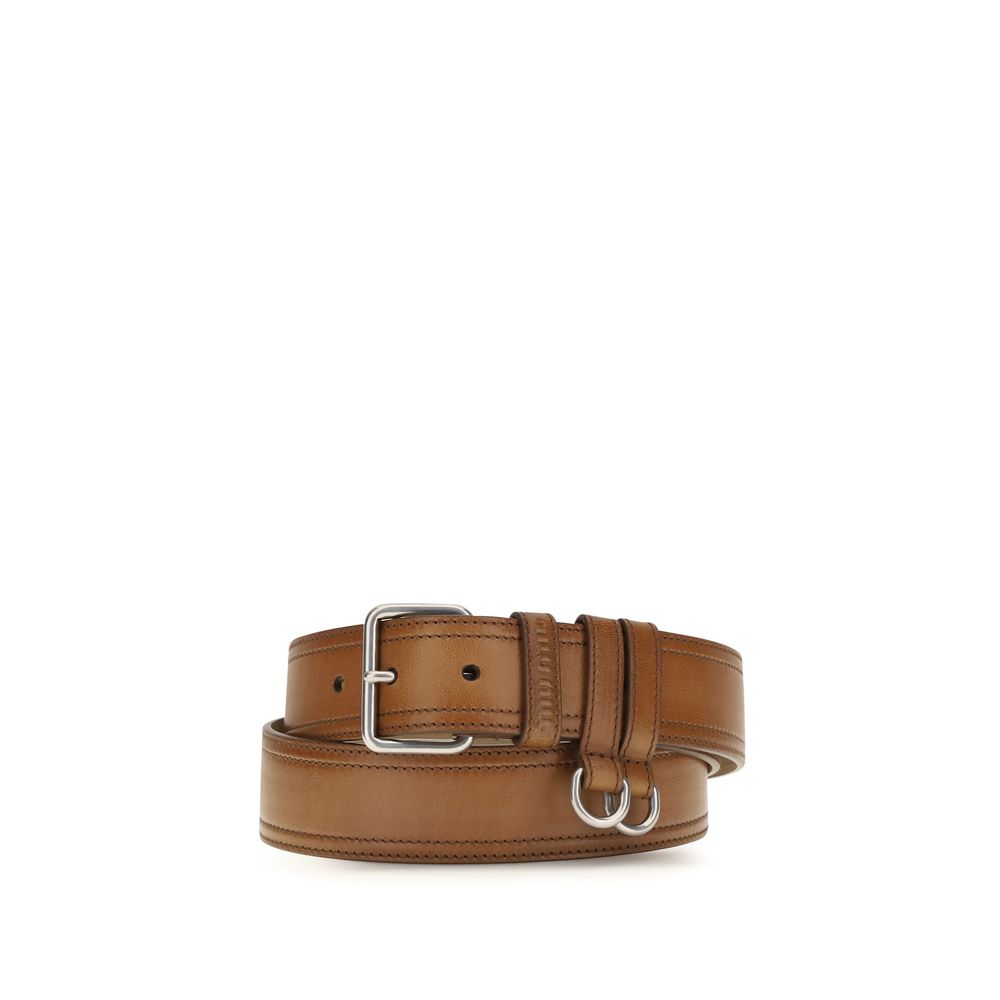 Brown Calf Leather Regular Belt