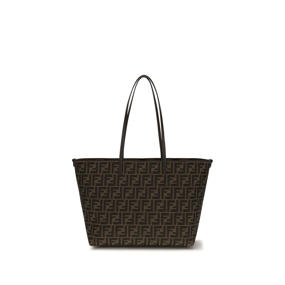 Brown Polyester Shoulder Bag