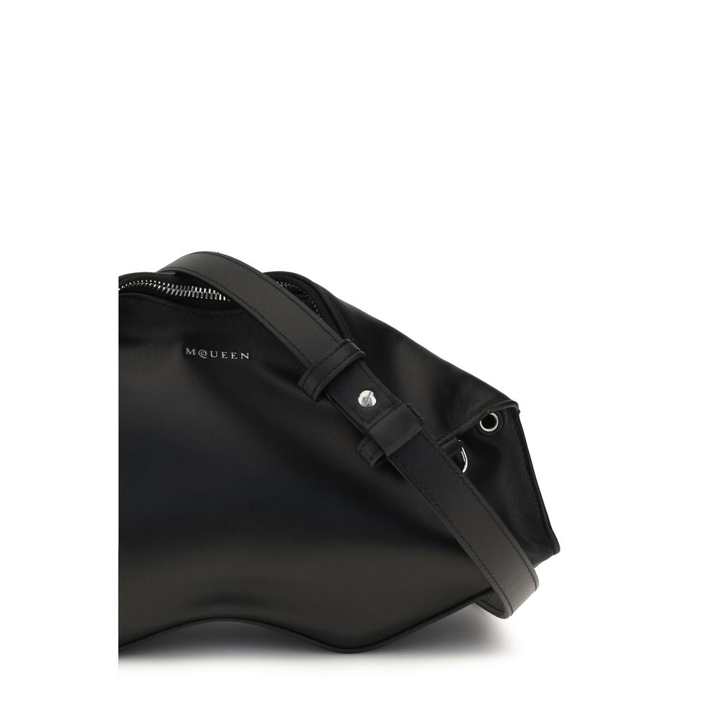 Black Calf Leather Clutch Bag