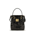 Black Calf Leather Bos Taurus Backet Bag