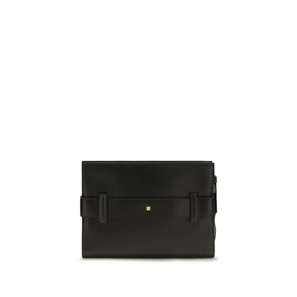 Black Lamb Ovis Aries Aries Clutch Bag