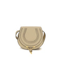 Beige Calf Leather Bos Taurus Shoulder Bag