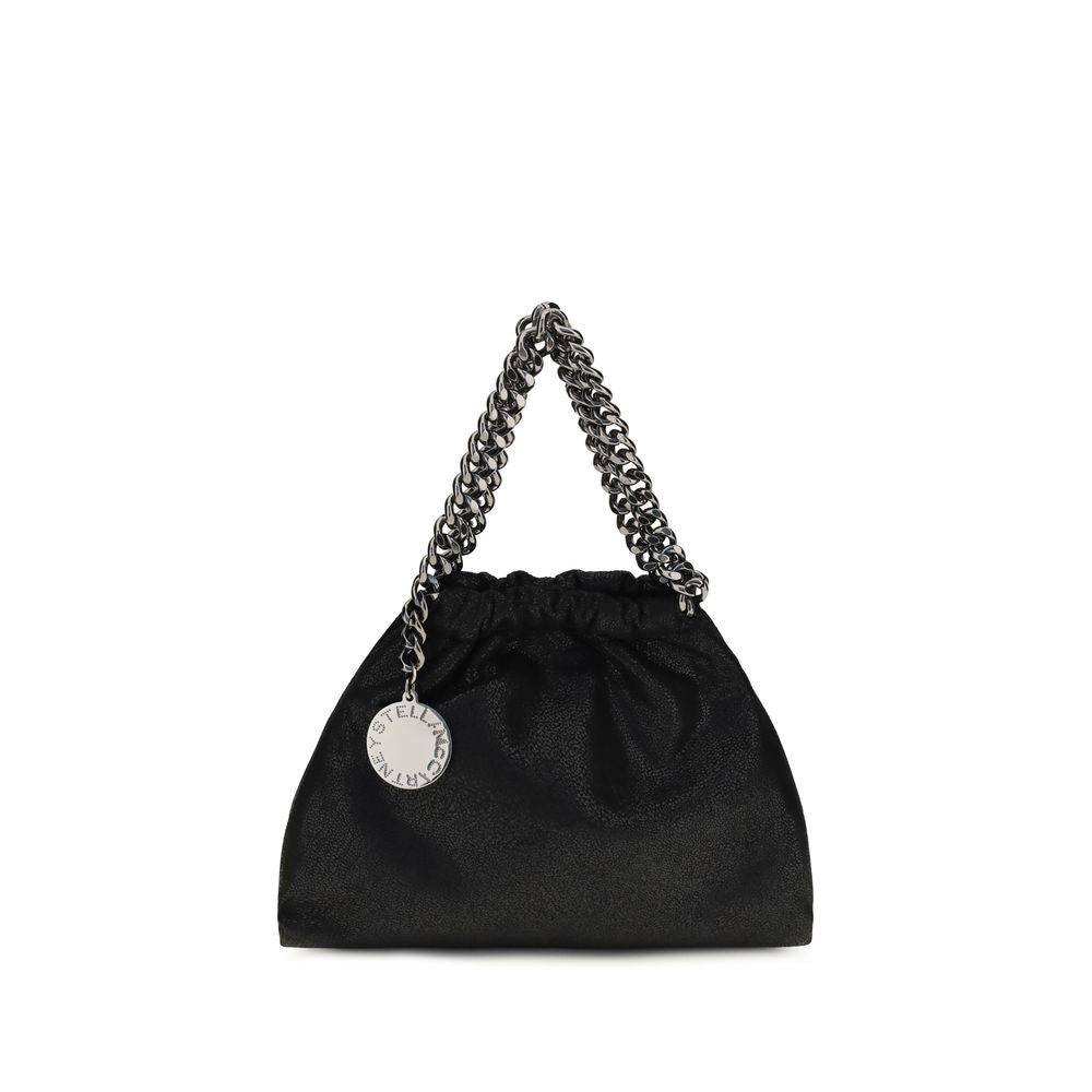 Black Polyester Shoulder Bag