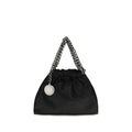 Black Polyester Shoulder Bag