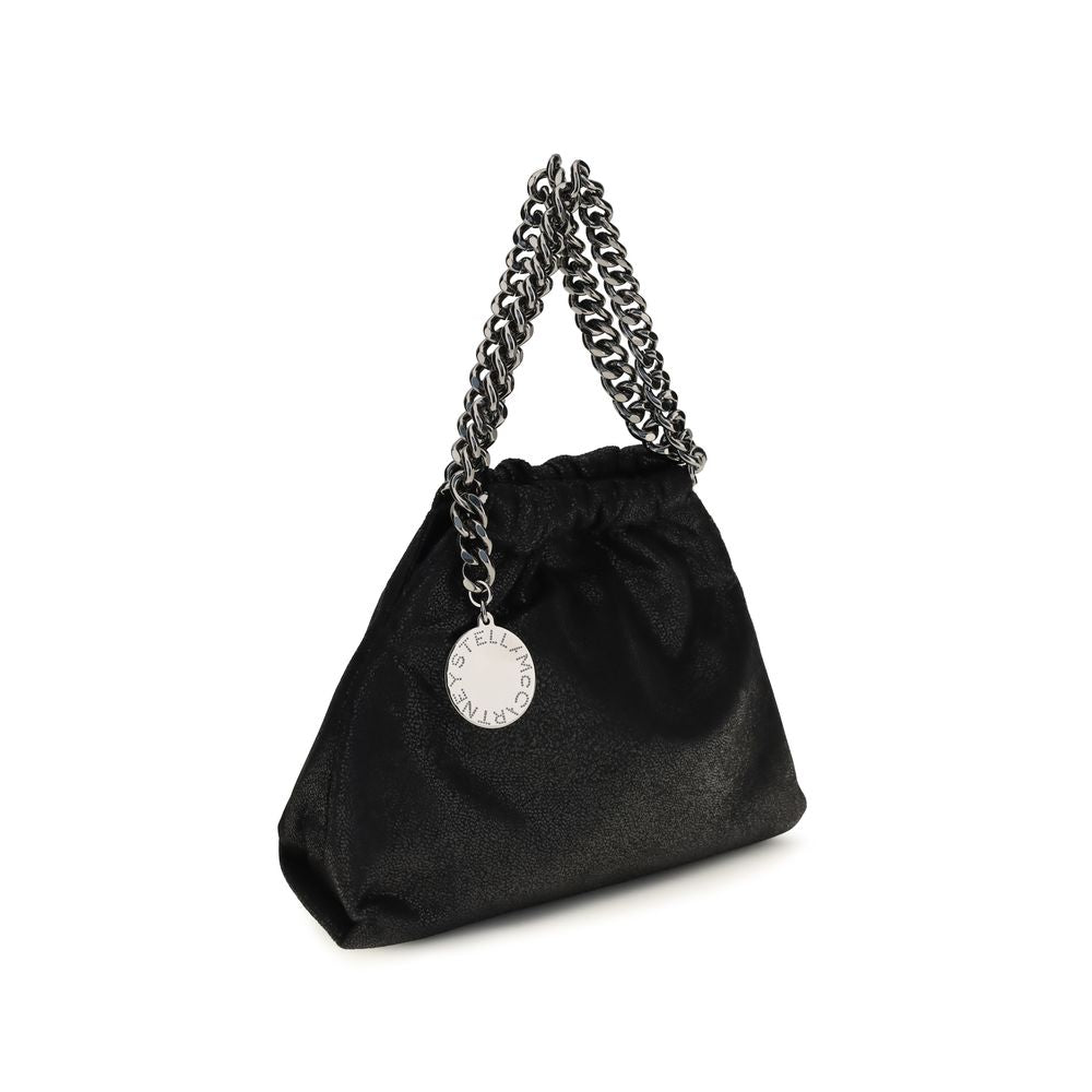 Black Polyester Shoulder Bag