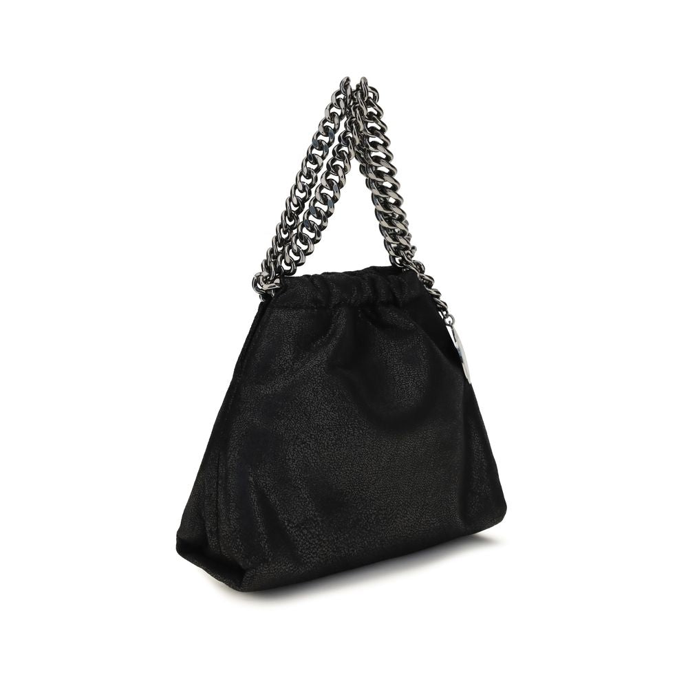 Black Polyester Shoulder Bag