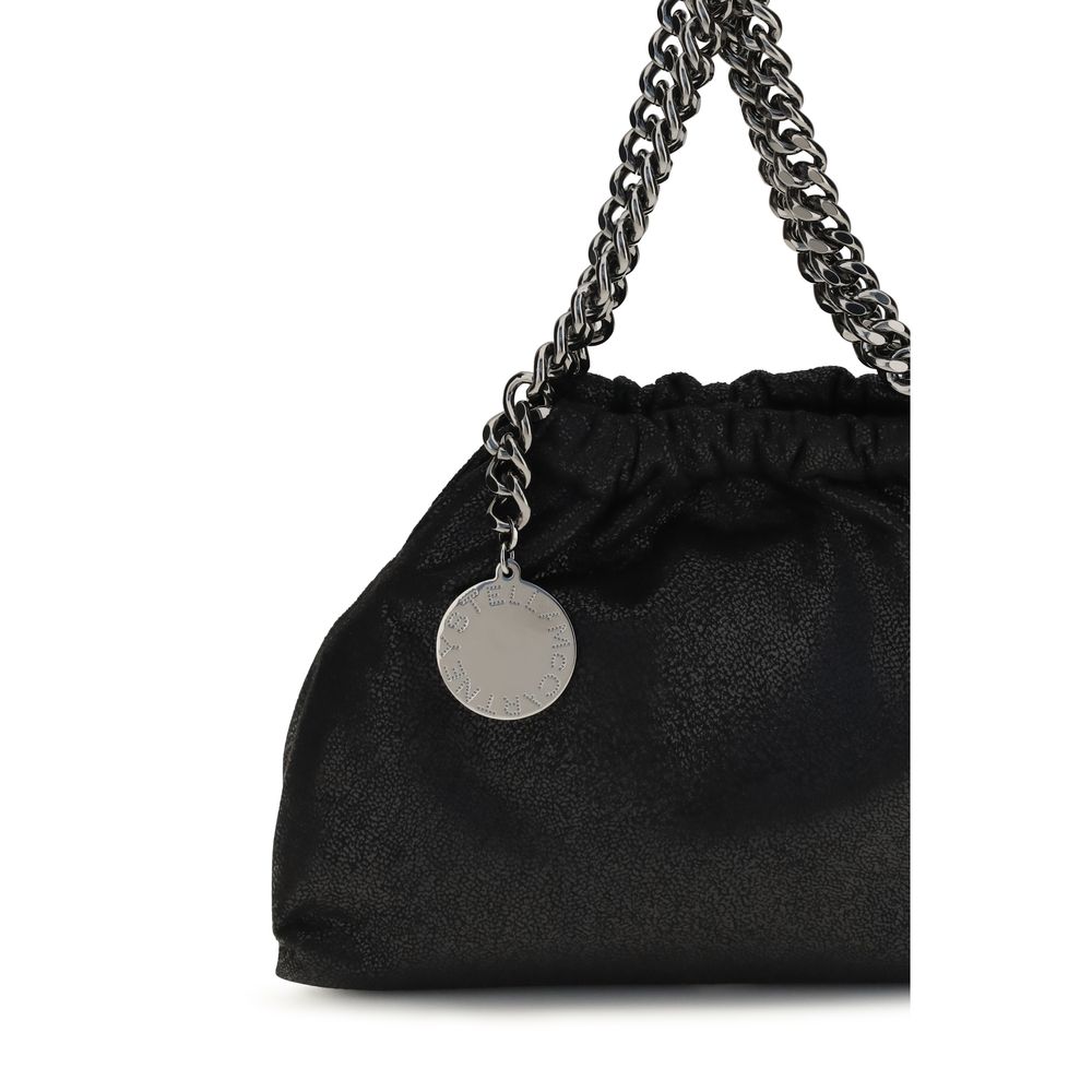 Black Polyester Shoulder Bag