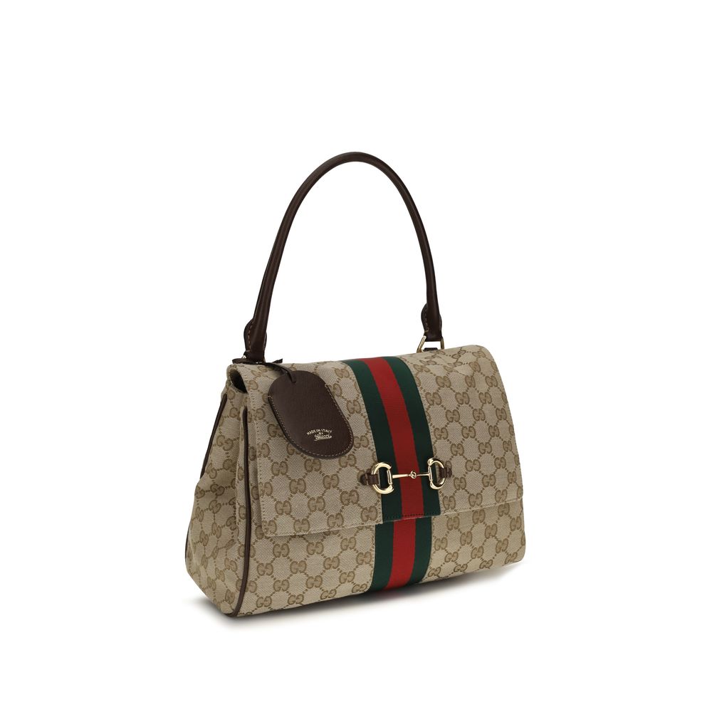 Beige Polyester Handbag