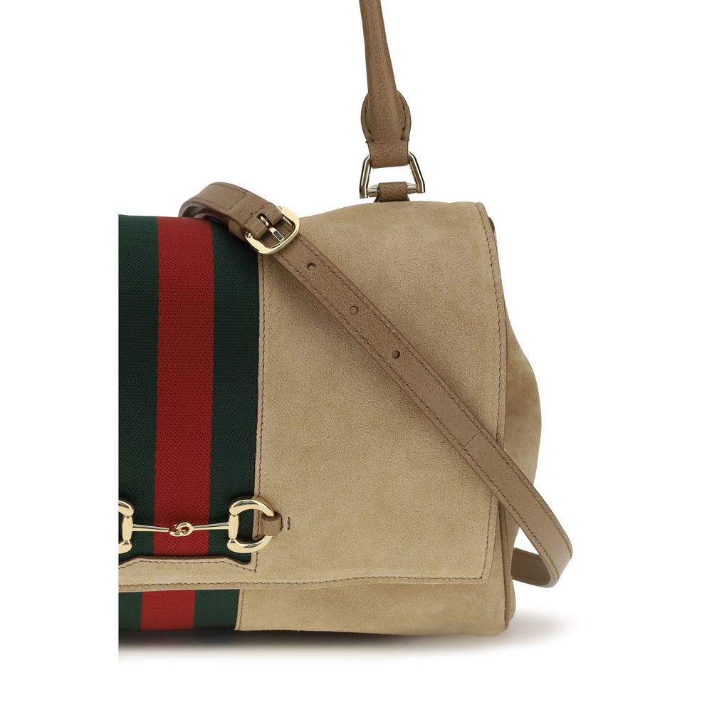 Beige Calf Leather Handbag