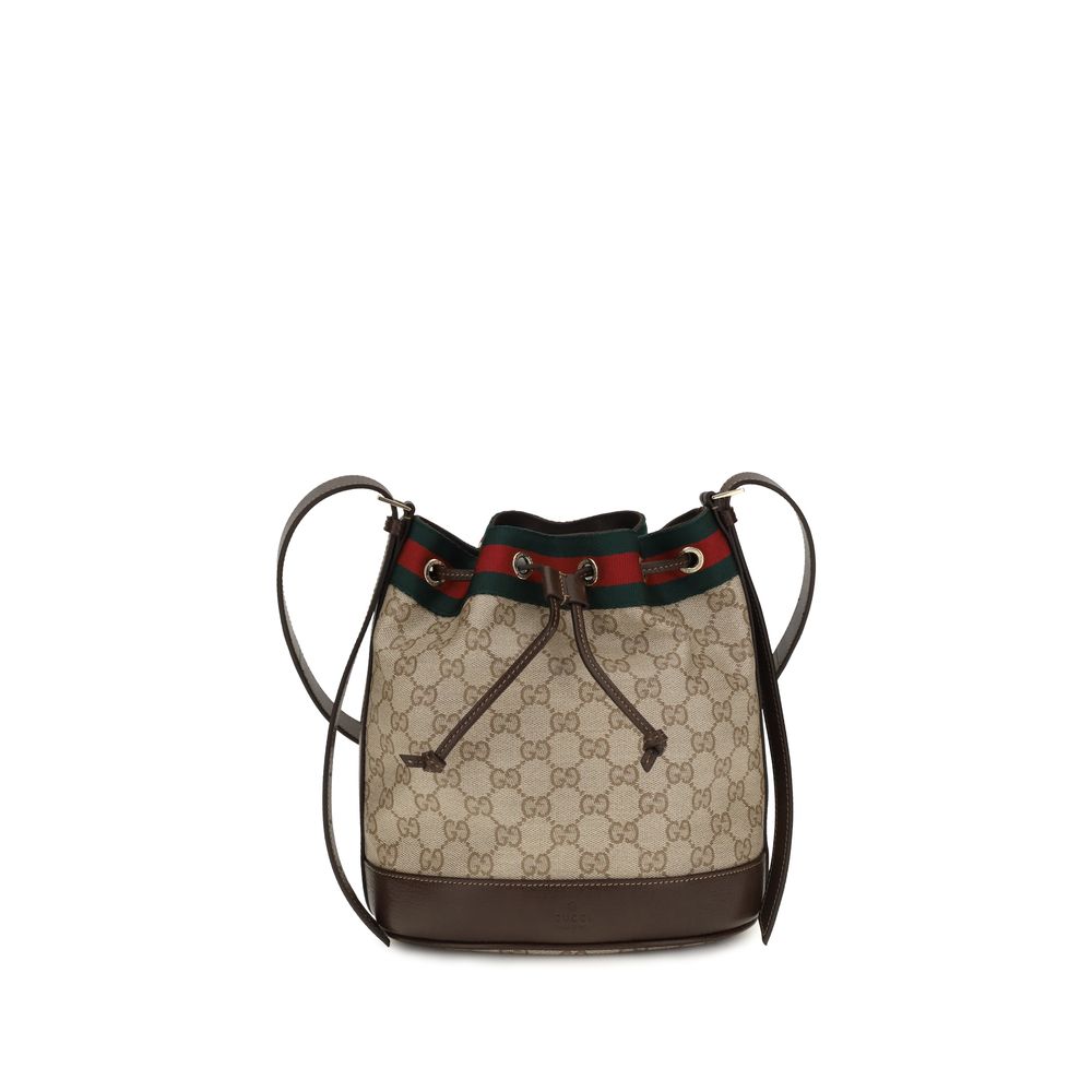 Beige Fabric Handbag