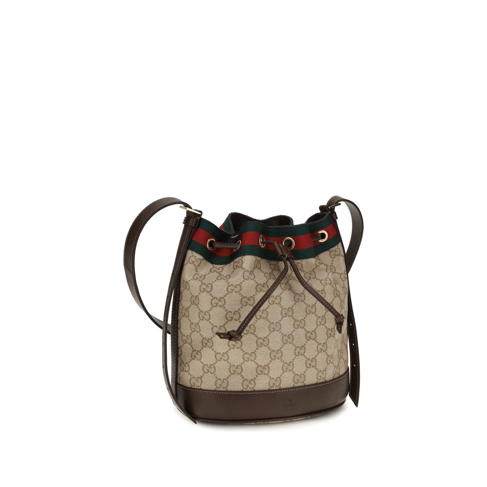 Beige Fabric Handbag