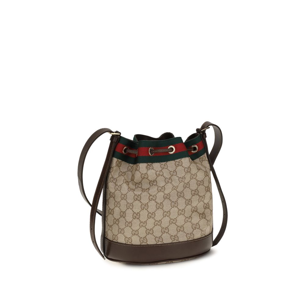 Beige Fabric Handbag