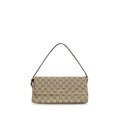 Brown Fabric Handbag
