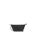 Black Fabric Clutch Bag