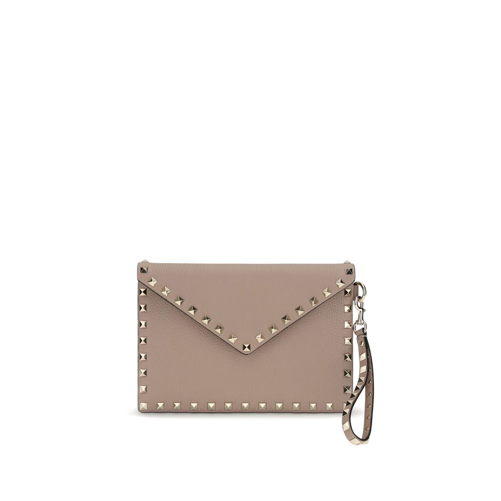 Beige Calf Leather Bos Taurus Wallet