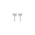 Silver Brass Earrings