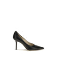 Black Calf Leather Bos Taurus High Heel Pumps