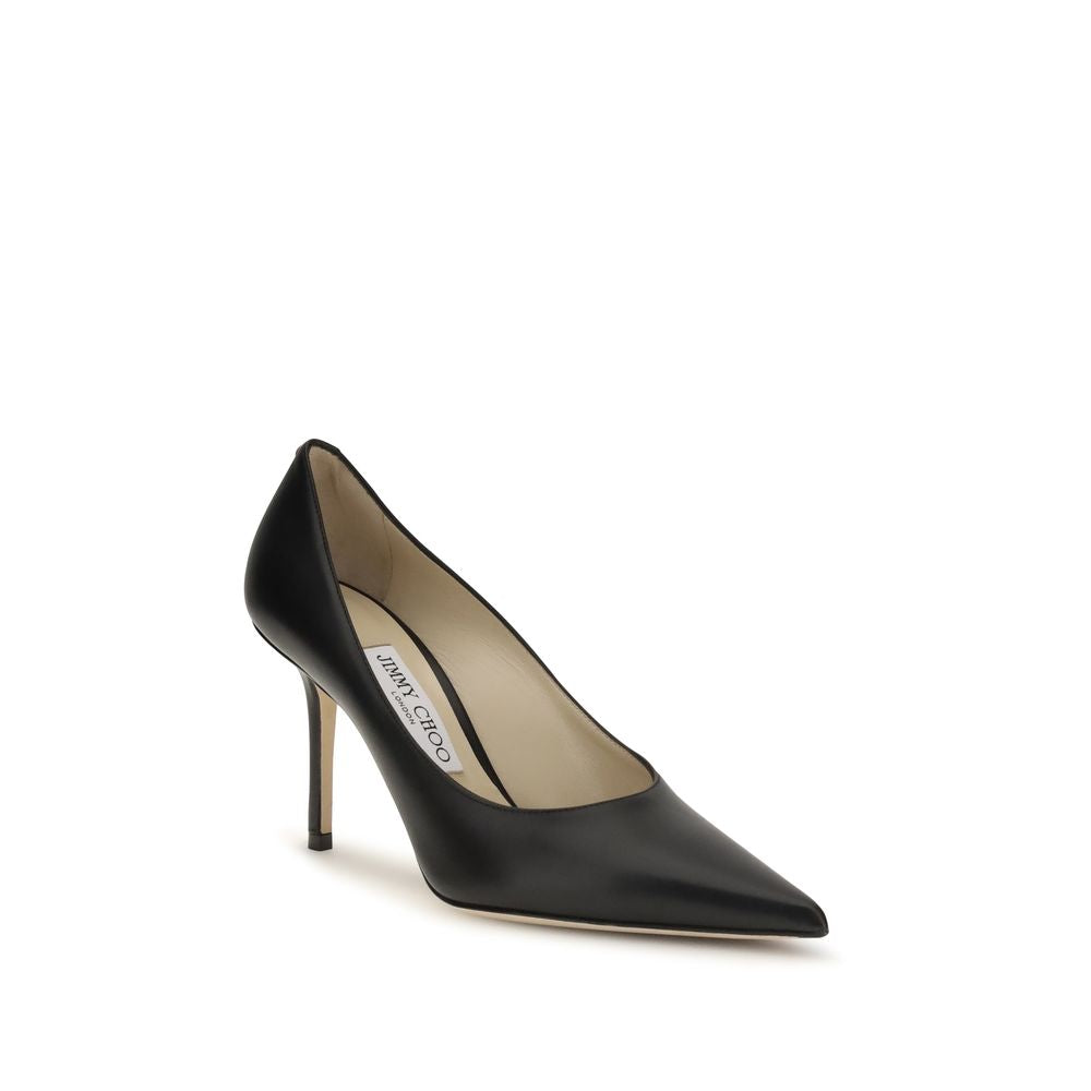 Black Calf Leather Bos Taurus High Heel Pumps