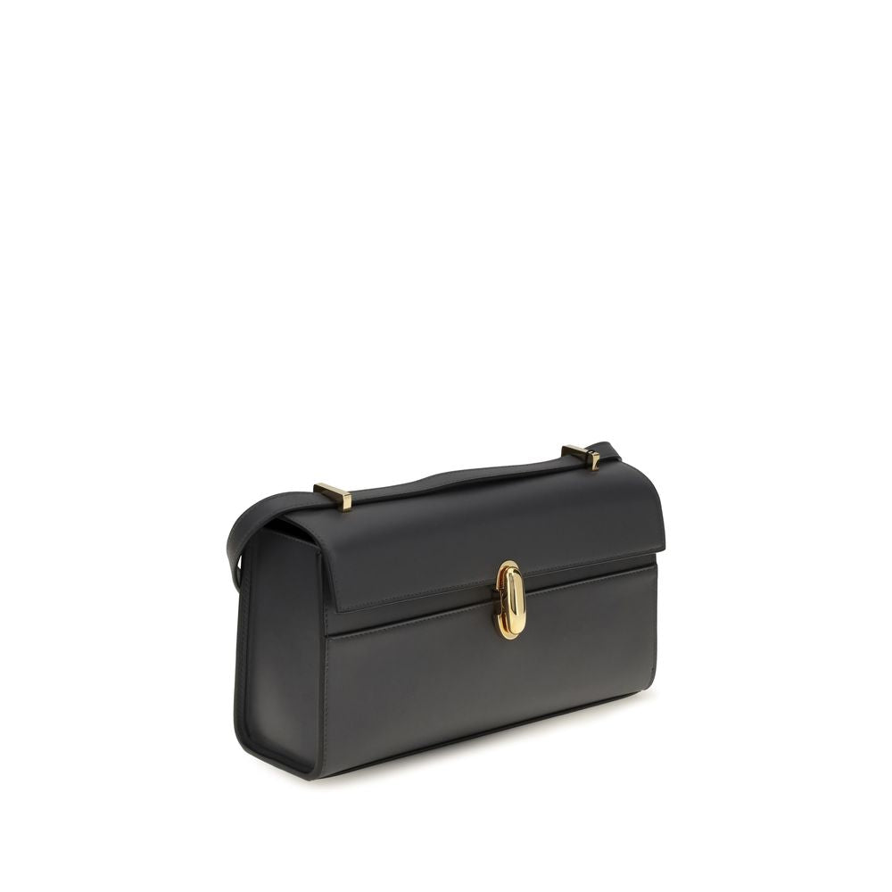 Gray Calf Leather Bos Taurus Shoulder Bag