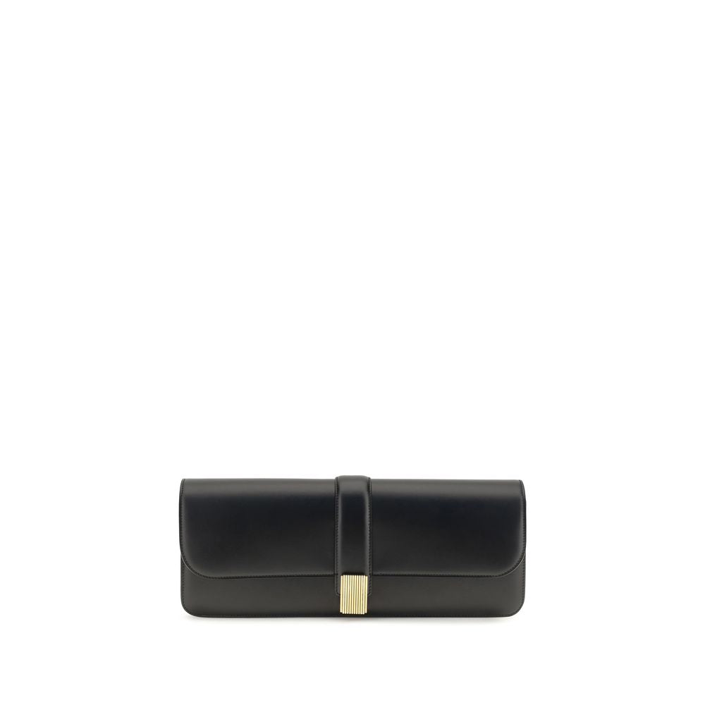 Black Calf Leather Bos Taurus Clutch Bag