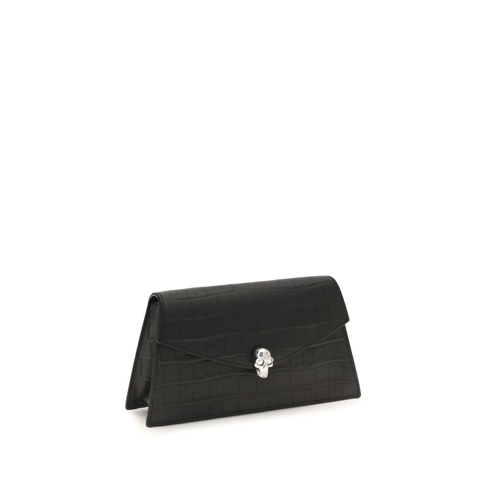 Black Calf Leather Bos Taurus Clutch Bag