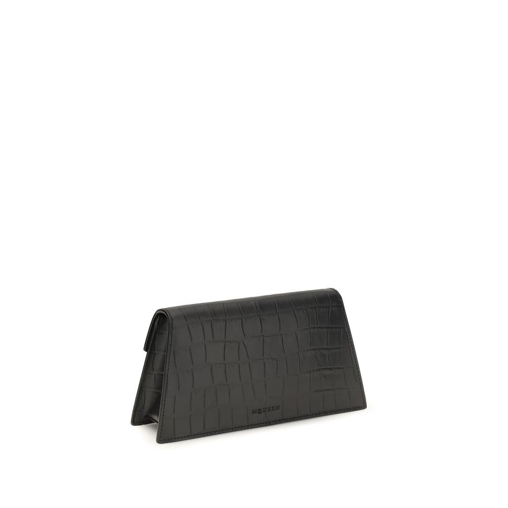 Black Calf Leather Bos Taurus Clutch Bag