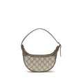 Beige Fabric Handbag