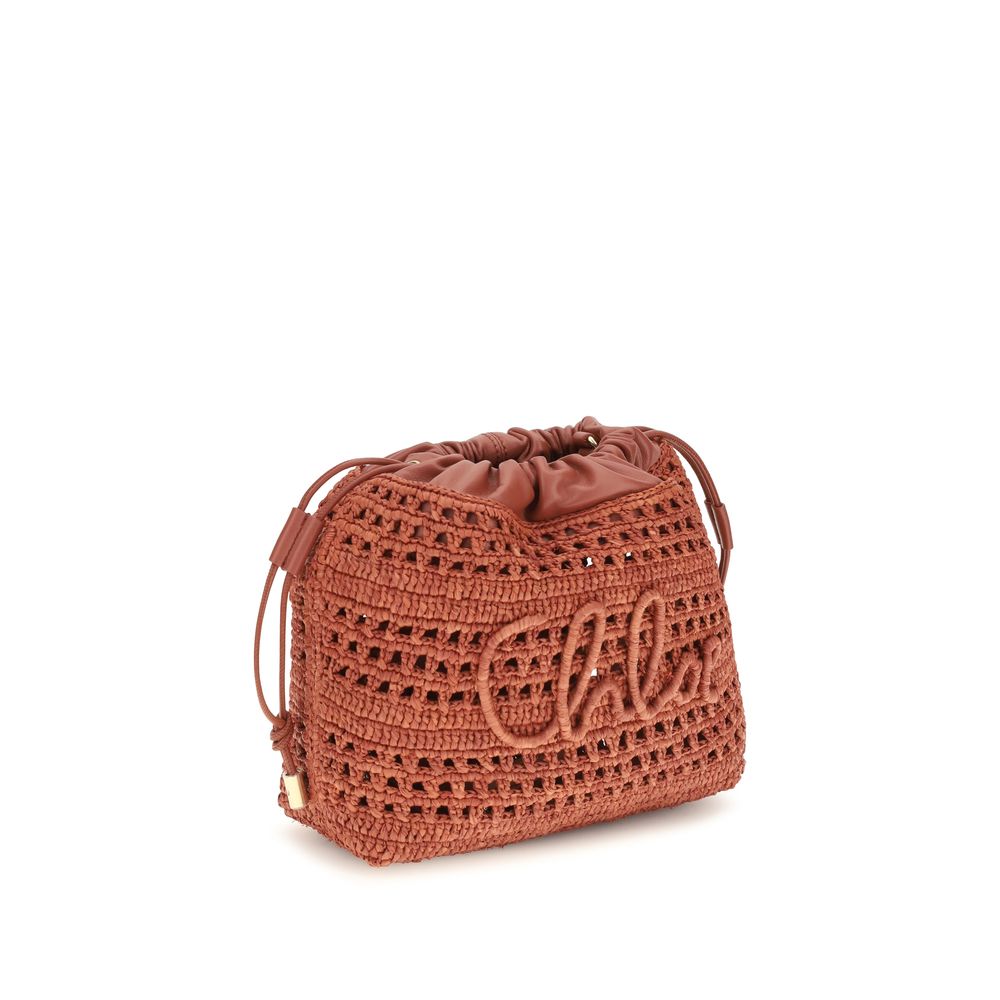 Multicolor Raffia Shoulder Bag
