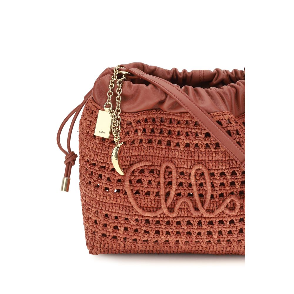 Multicolor Raffia Shoulder Bag