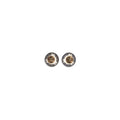 Gray Brass Earrings