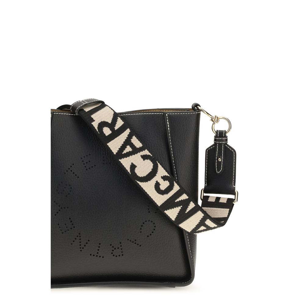 Black Polyethylene Shoulder Bag