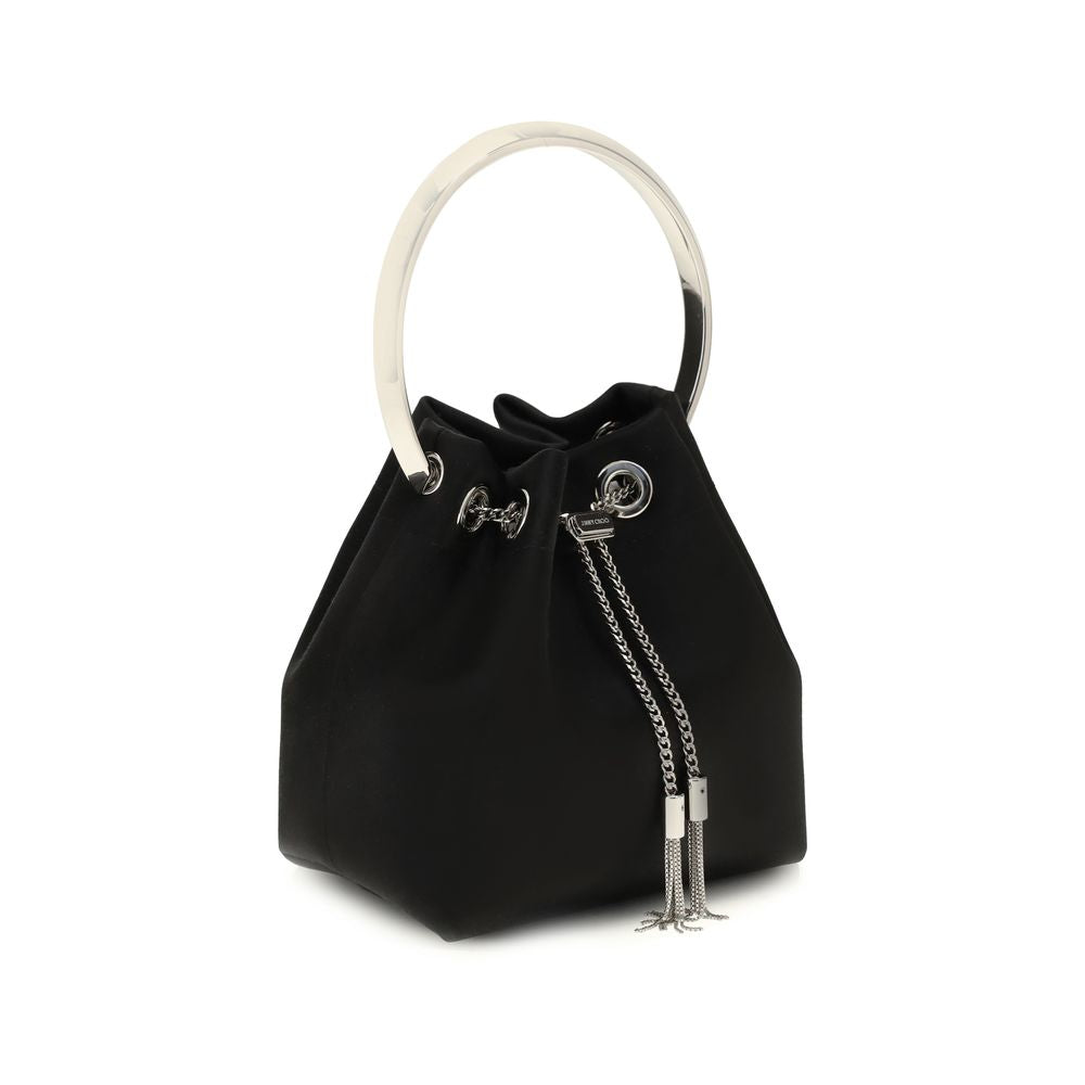Black Cotton Shoulder Bag