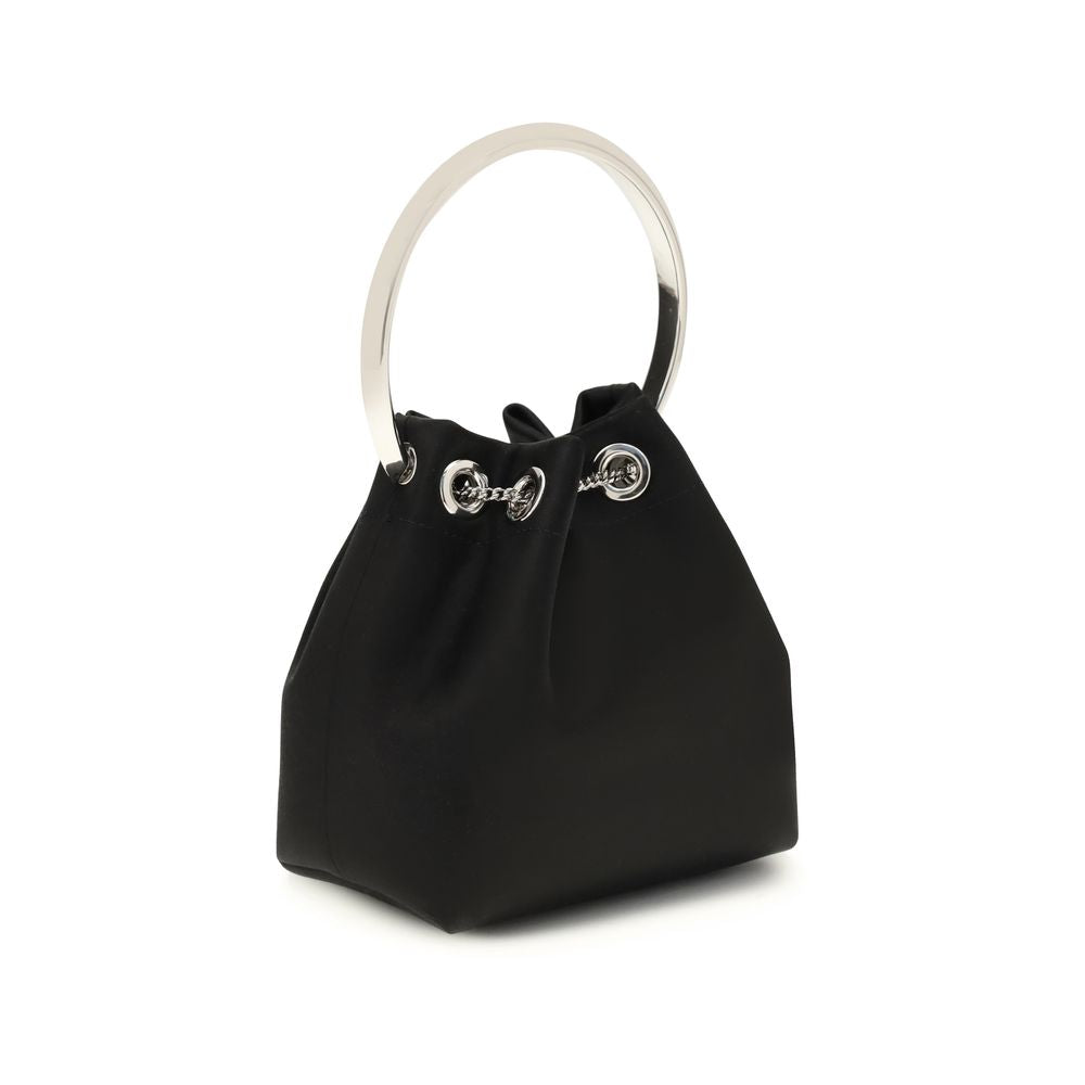 Black Cotton Shoulder Bag