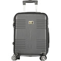Black Polyurethane Women's Travel Bag