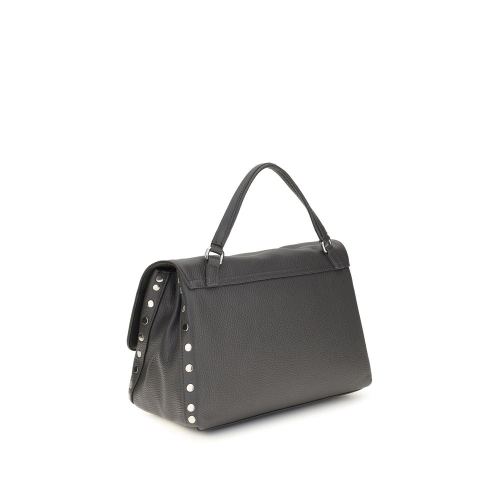 Gray Calf Leather Bos Taurus Handbag