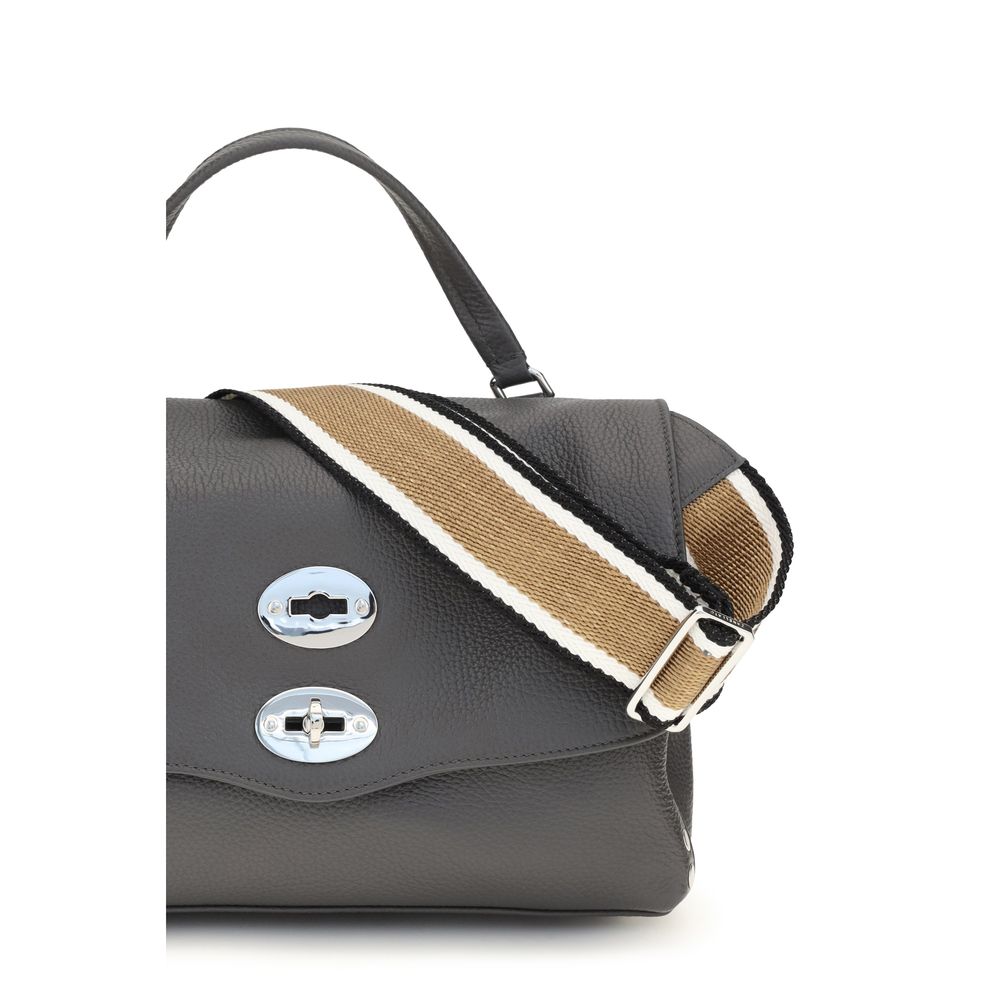 Gray Calf Leather Bos Taurus Handbag