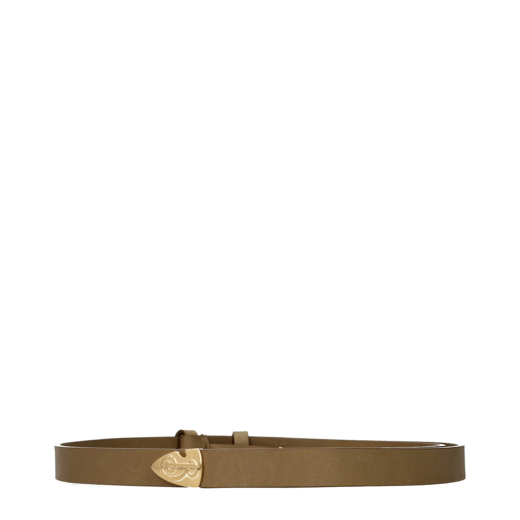 Brown Leather Regular Belt