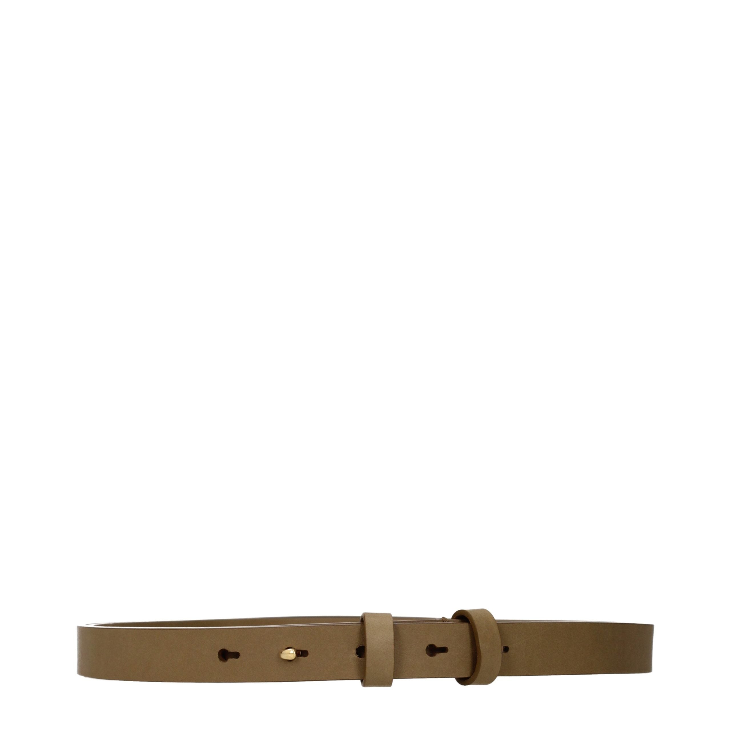 Brown Leather Regular Belt