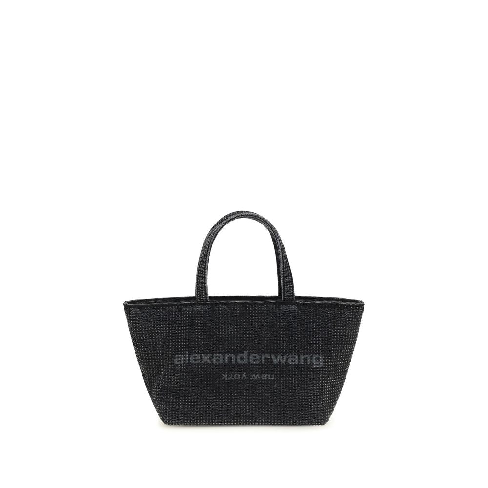 Gray Cotton Shoulder Bag