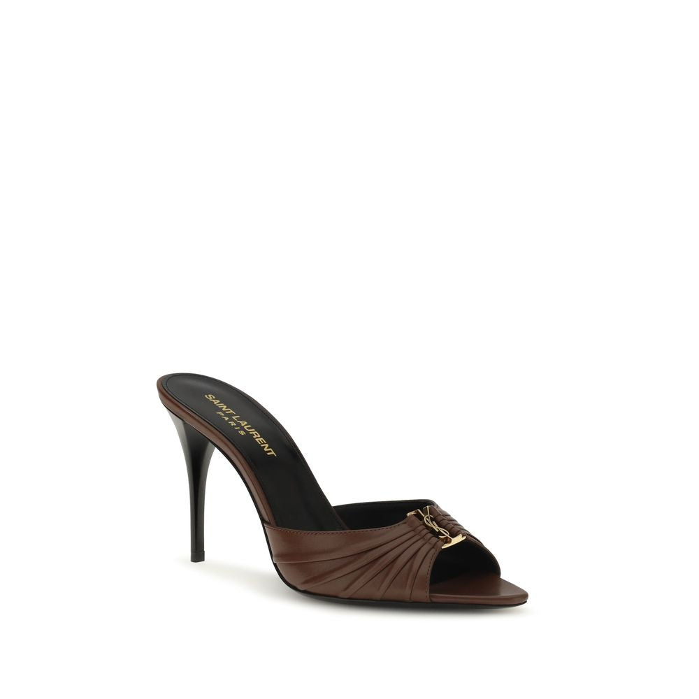 Brown Calf Leather Bos Taurus High Heel Pumps