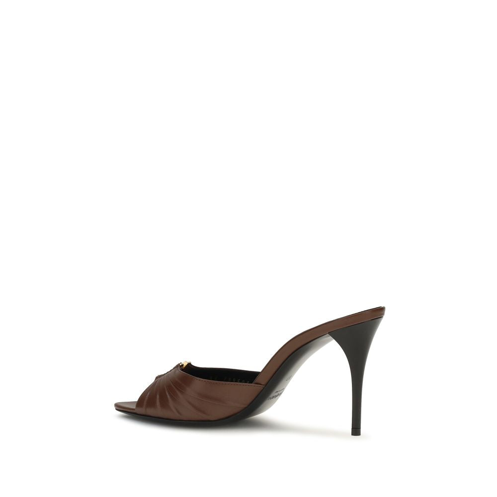 Brown Calf Leather Bos Taurus High Heel Pumps