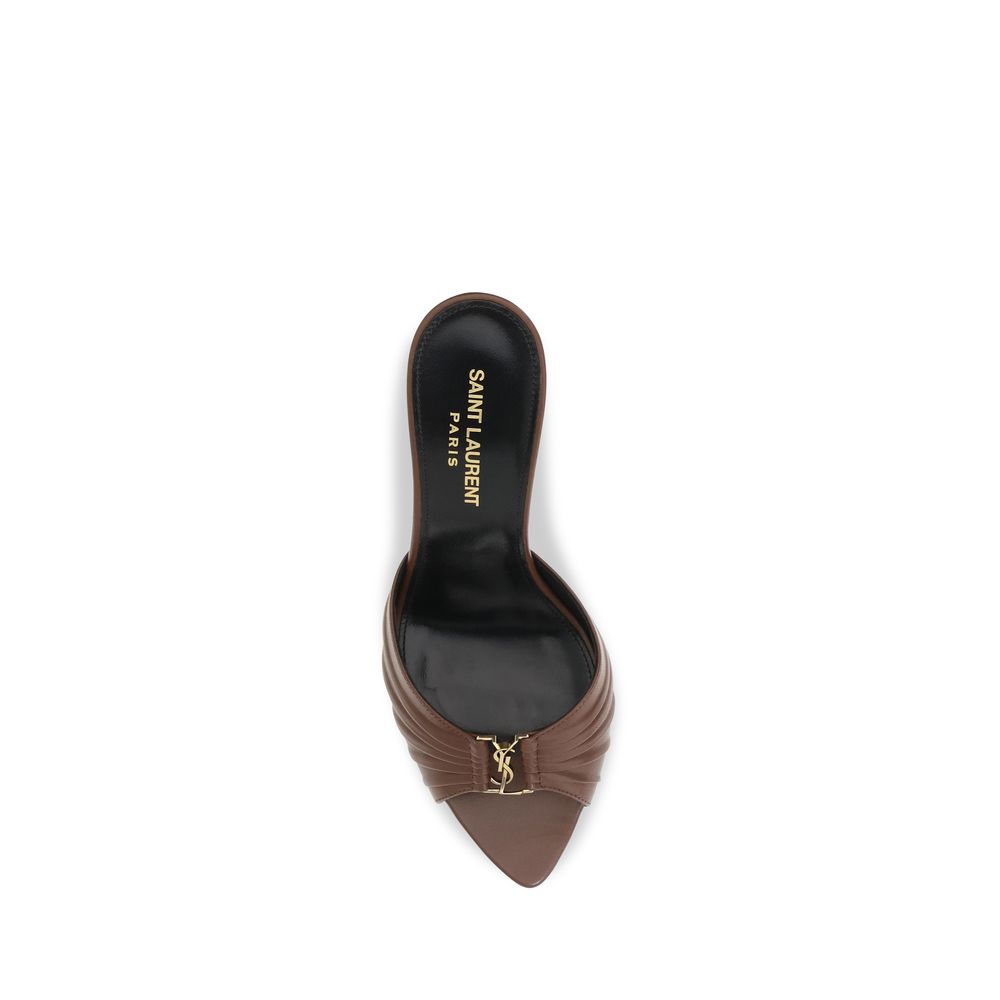 Brown Calf Leather Bos Taurus High Heel Pumps
