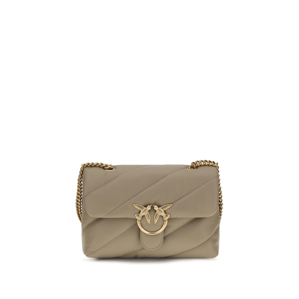 Gray Calf Leather Bos Taurus Shoulder Bag