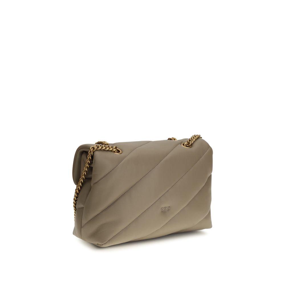 Gray Calf Leather Bos Taurus Shoulder Bag