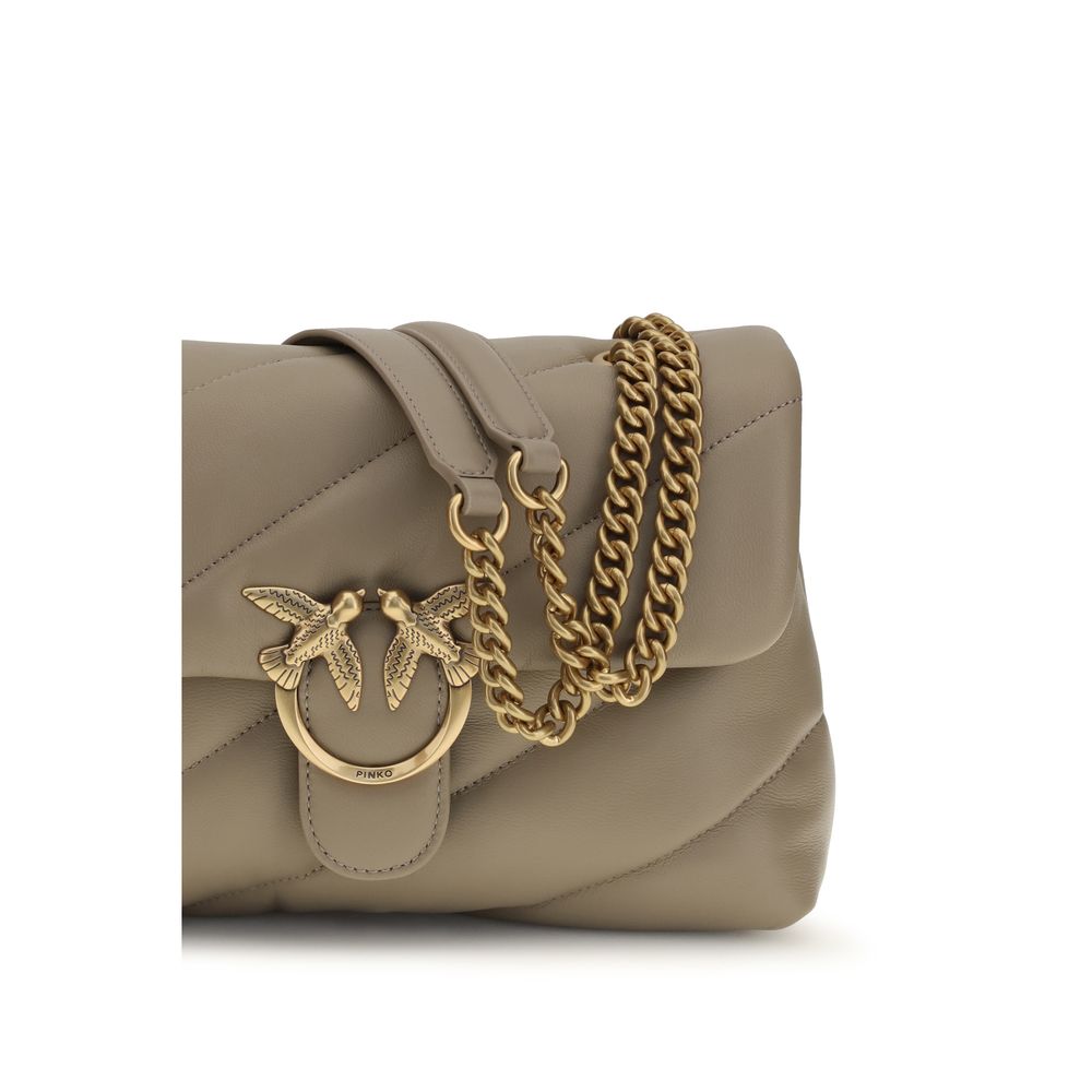Gray Calf Leather Bos Taurus Shoulder Bag