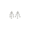 Silver Metal Earrings