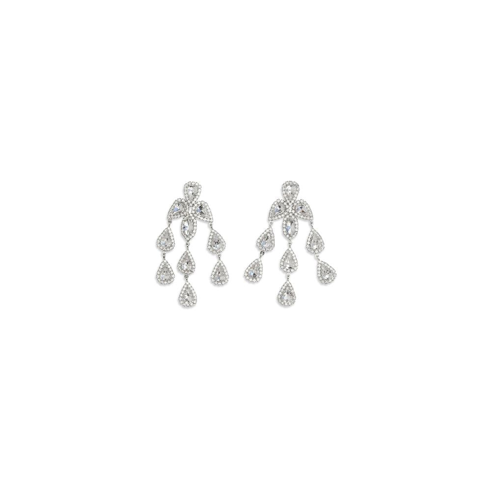 Silver Metal Earrings