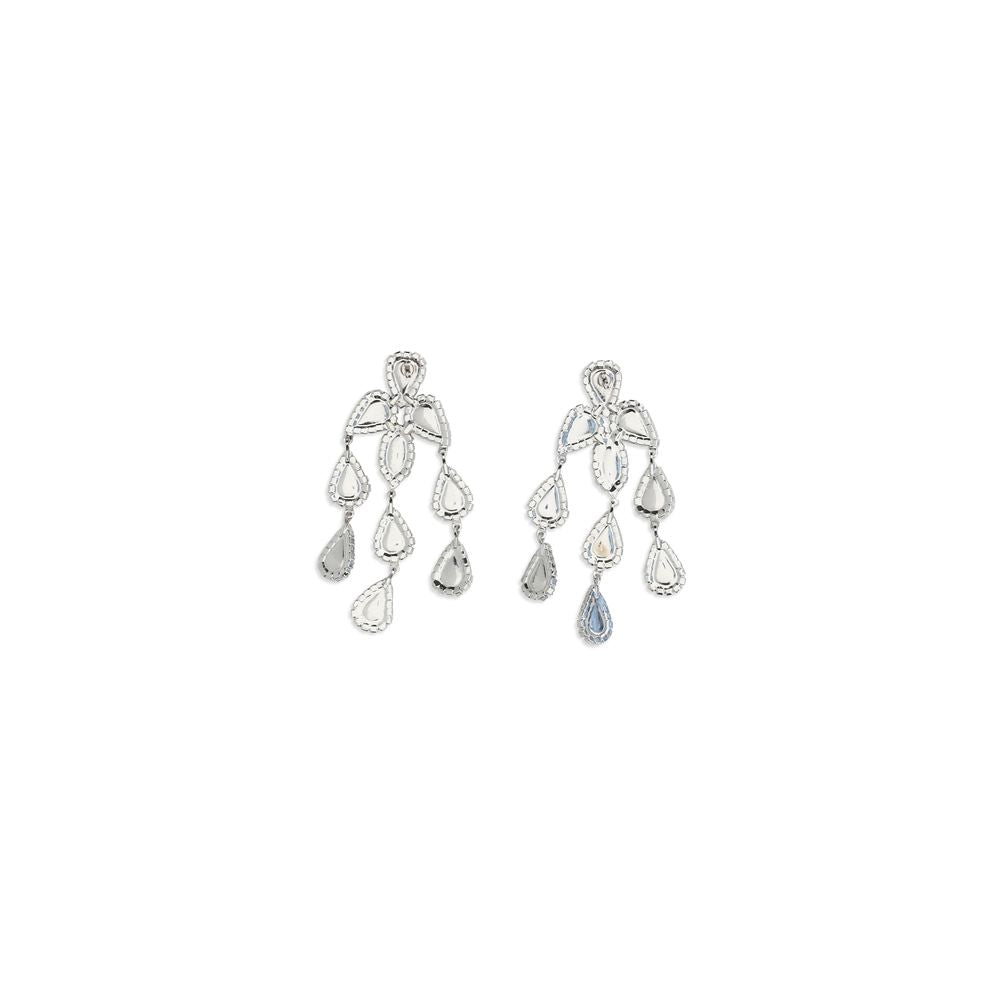 Silver Metal Earrings