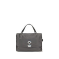 Gray Calf Leather Bos Taurus Handbag